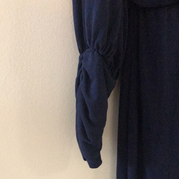 VINCE CAMUTO BLOUSON NAVY JUMPSUIT SIZE 2 - Picture 6 of 11